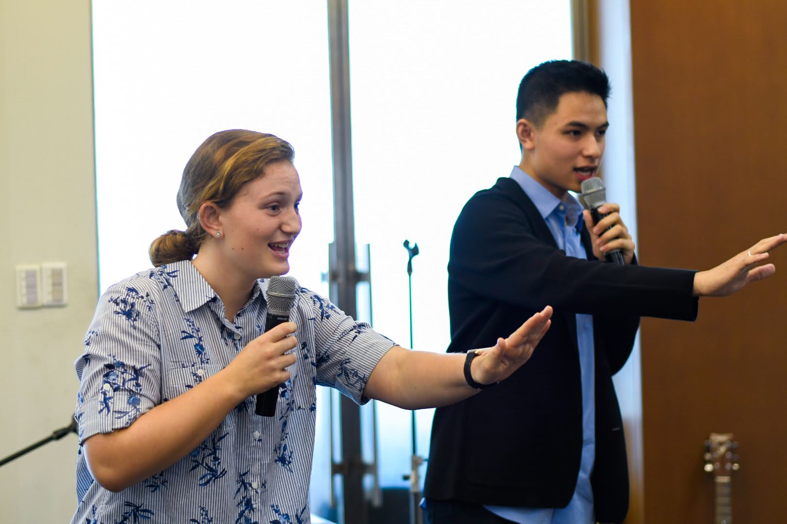 Translating live for a visiting speaker